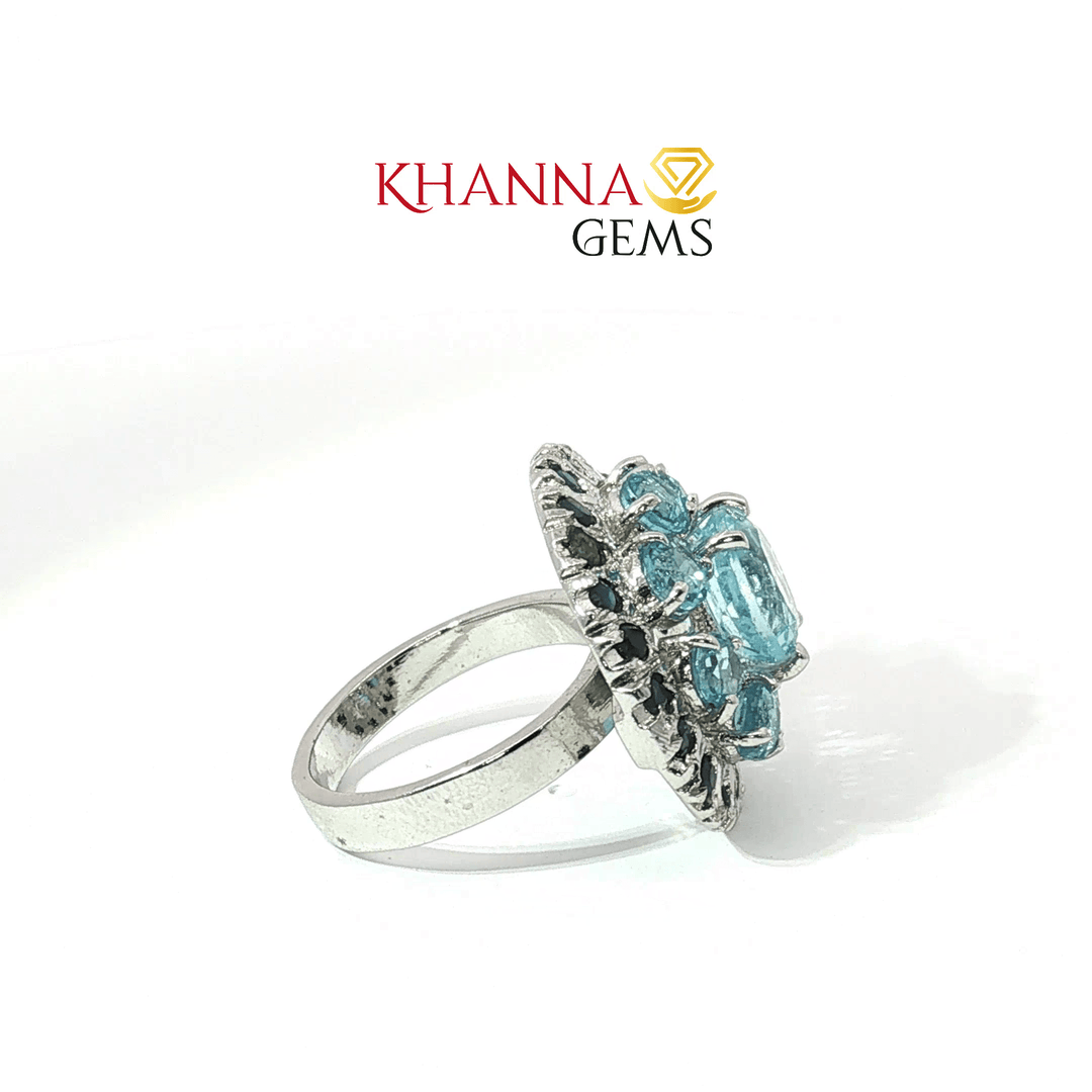 8.71/GM  BLUE SAPHHIRE RING Earrings - G0628