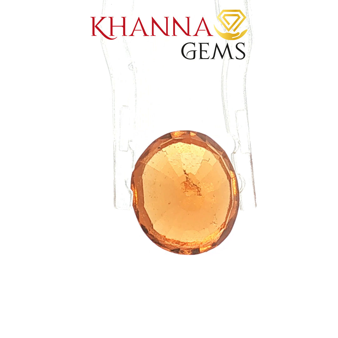 5.51/CT Natural Hessonite Stone With Govt. Lab Certificate-87603