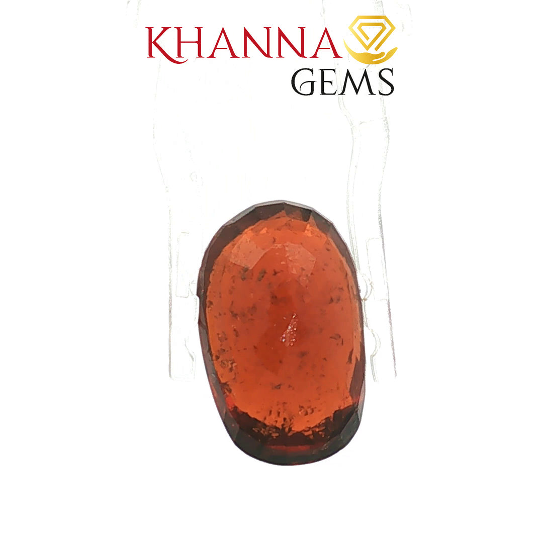 13.17/CT Natural Hessonite Stone with Govt. Lab Certificate-81553