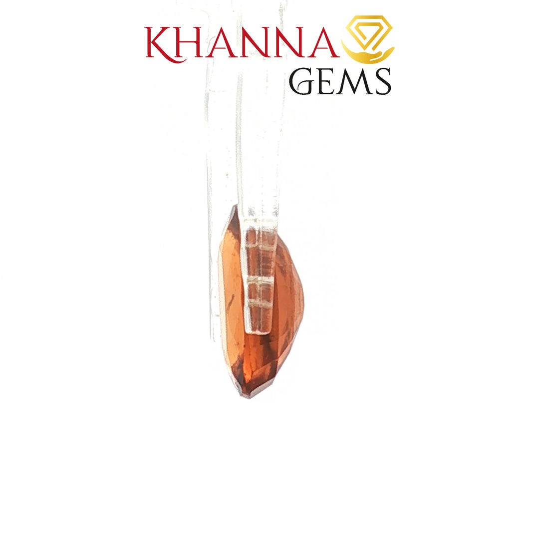 4.57/Carat Natural Hessonite Stone with Govt. Lab Certificate-88451
