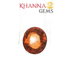 Load image into Gallery viewer, 4.75/Carat Natural Hessonite Stone with Govt. Lab Certificate- 91996