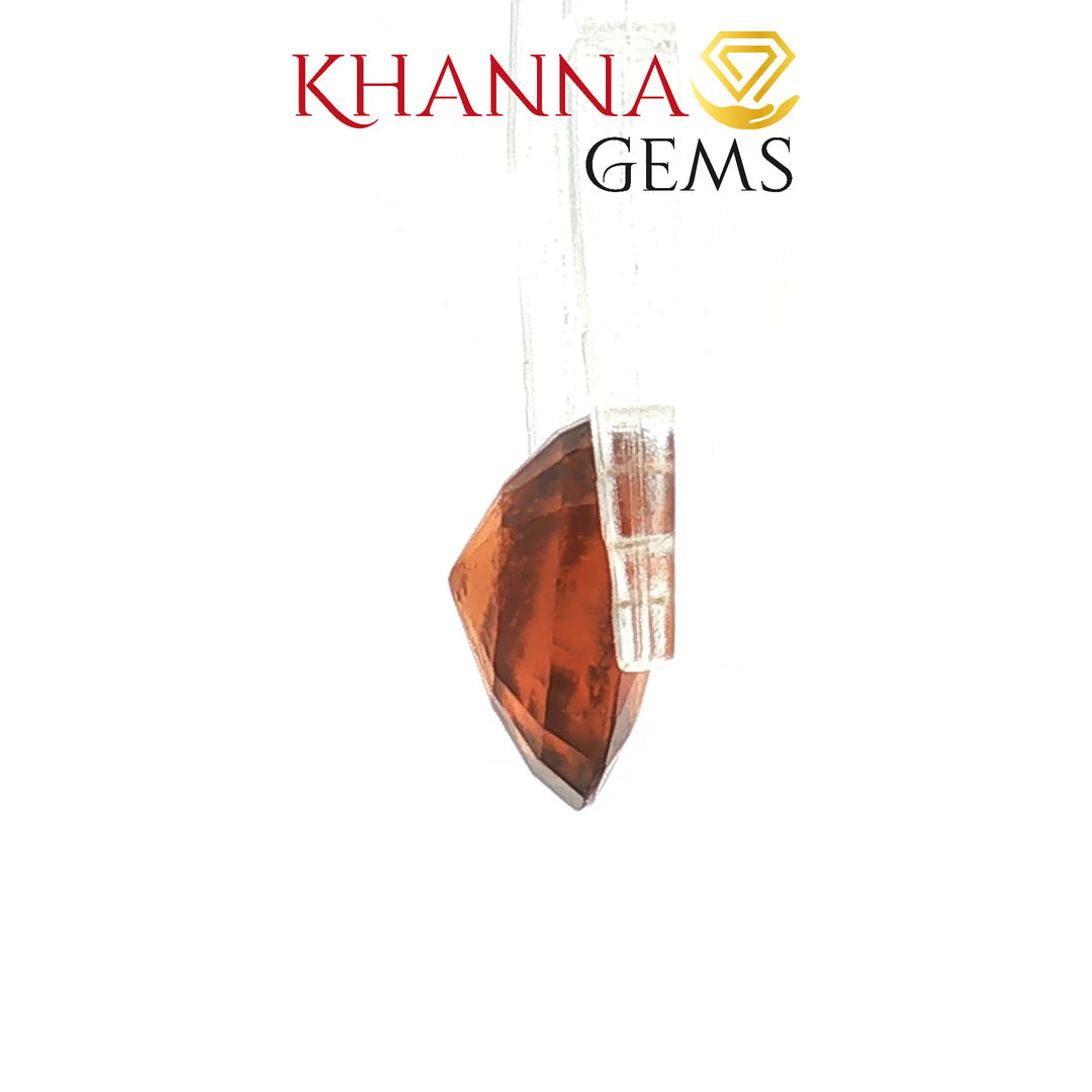 4.75/Carat Natural Hessonite Stone with Govt. Lab Certificate- 91996