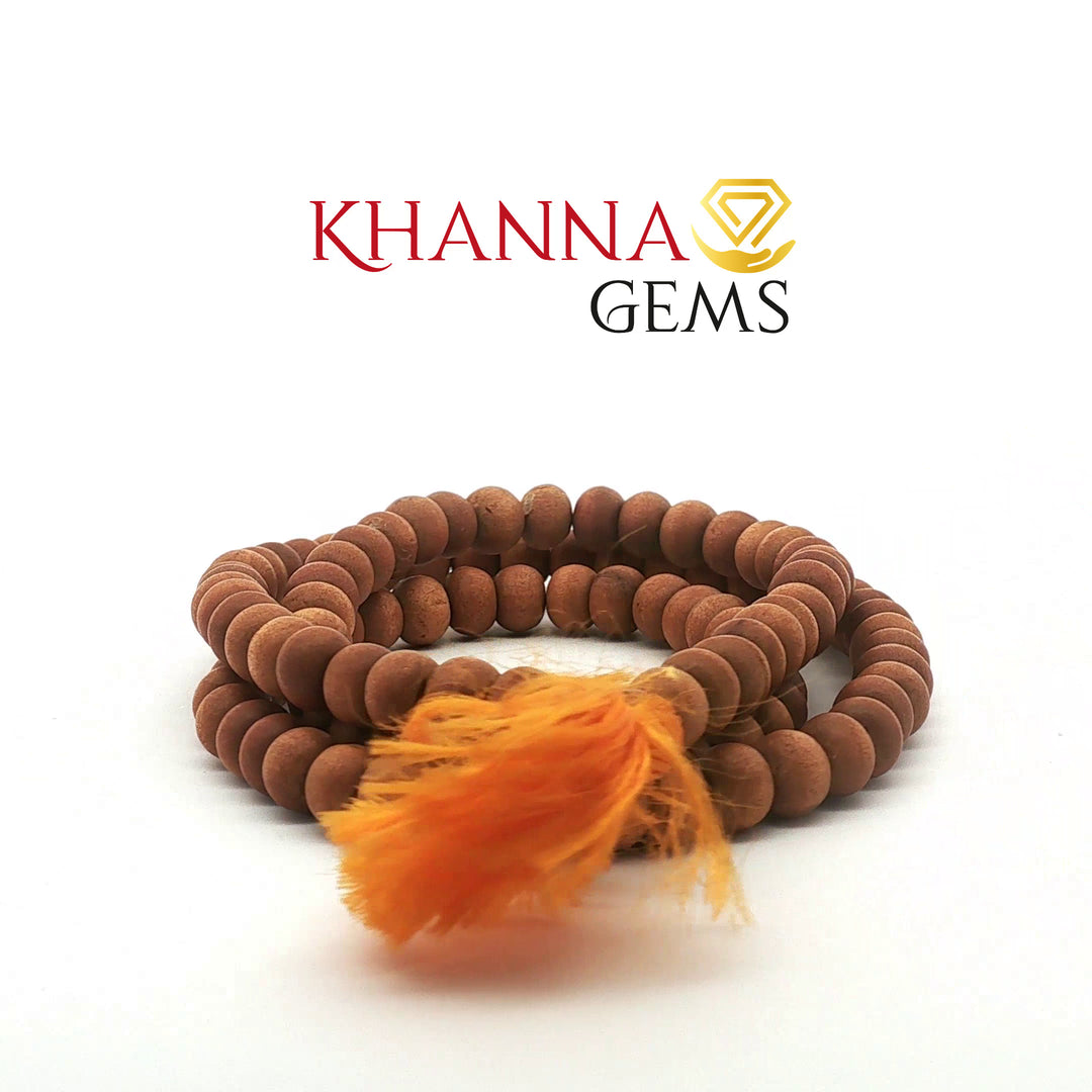 WHITE CHANDAN MALA - KG01