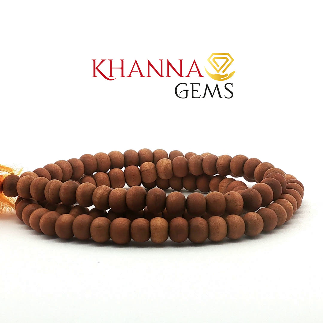 WHITE CHANDAN MALA - KG01