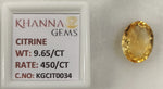 Load image into Gallery viewer, 9.65/Carat Natural Triangular Citrine Stone-450
