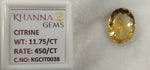 Load image into Gallery viewer, 11.75/Carat Natural Triangular Citrine Stone-450
