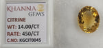 Load image into Gallery viewer, 14.00/Carat Natural Triangular Citrine Stone-450
