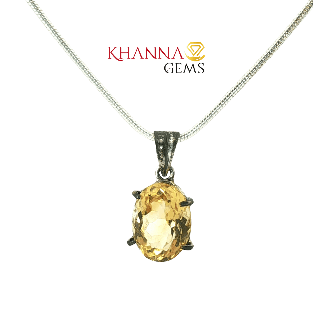 3.10/GM Citrine Pendent - N0033