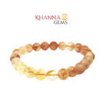 Load image into Gallery viewer, Premium Citrine 8MM Round Gemstone Beads - NOO6005