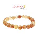 Load image into Gallery viewer, Premium Citrine 8MM Round Gemstone Beads - NOO6005