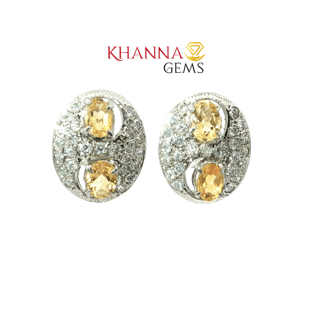6.20/GM Royal Citrine Earrings - G0038