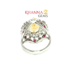 Load image into Gallery viewer, 5.64/GM  CITRINE RUBYZIRCON RING Earrings - G0536