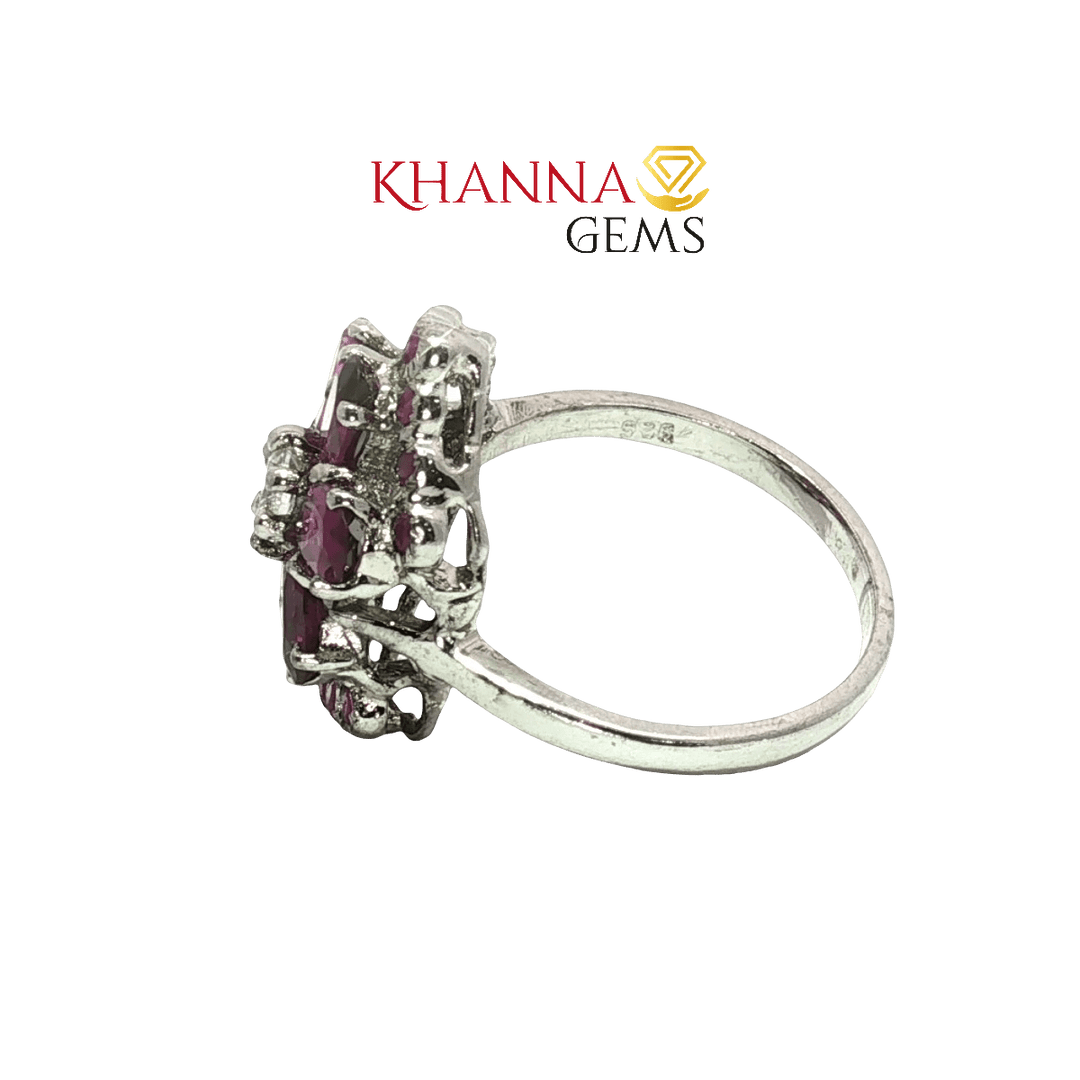 5.07/GM  CITRINE RUBYZIRCON RING Earrings - G0587
