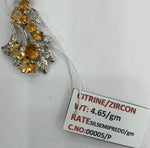 Load image into Gallery viewer, 4.65/GM CITRINE ZIRCON (1650)
