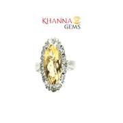 4.46/GM  CITRINE ZIRCON RING Earrings - G0530