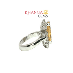 Load image into Gallery viewer, 4.46/GM  CITRINE ZIRCON RING Earrings - G0530