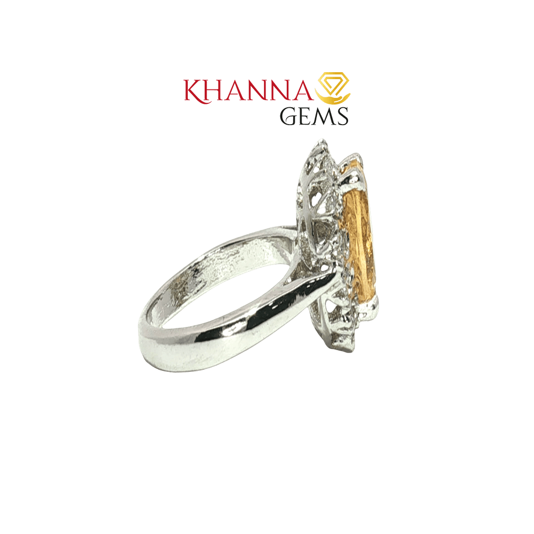 4.46/GM  CITRINE ZIRCON RING Earrings - G0530