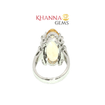Load image into Gallery viewer, 3.91/GM  CITRINE ZIRCON RING Earrings - G0531