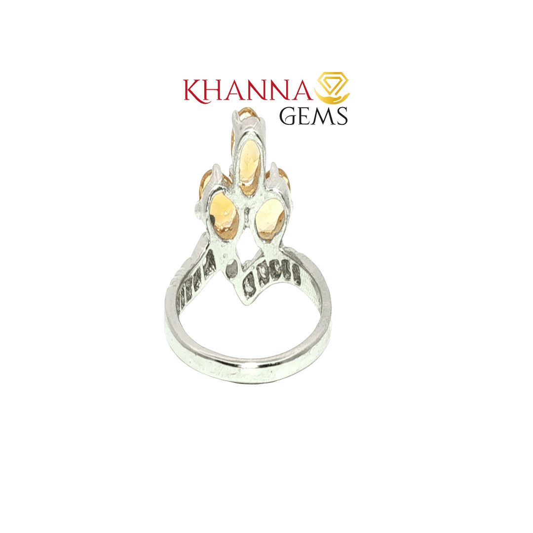 2.94/GM  CITRINE ZIRCON RING Earrings - G0532