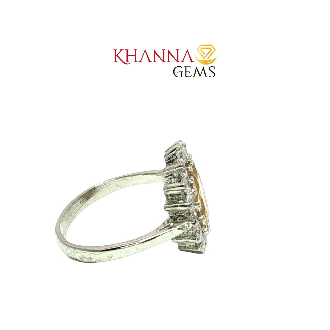 3.64/GM  CITRINE ZIRCON RING Earrings - G06533