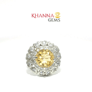 5.48/GM  CITRINE ZIRCON RING Earrings - G0535