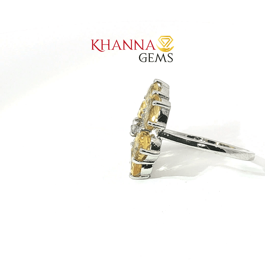 5.63/GM  CITRINE ZIRCON RING Earrings - G0539