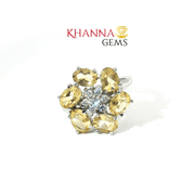 5.63/GM  CITRINE ZIRCON RING Earrings - G0539