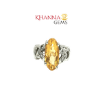 Load image into Gallery viewer, 4.62/GM  CITRINE ZIRCON RING Earrings - G0546