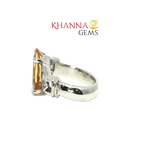 Load image into Gallery viewer, 4.62/GM  CITRINE ZIRCON RING Earrings - G0546