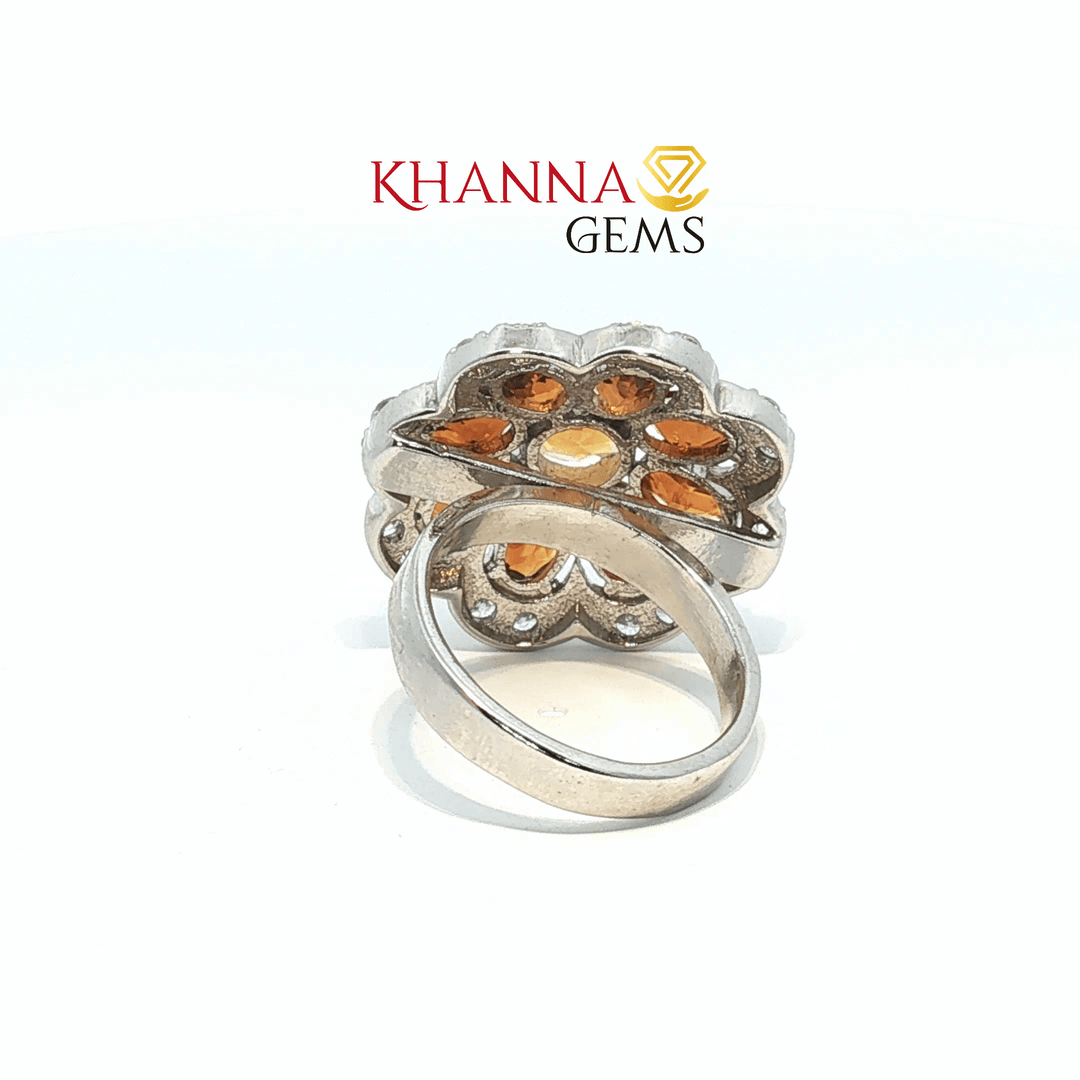 7.81/GM  CITRINE ZIRCON RING Earrings - G0549