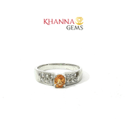 2.55/GM  CITRINE ZIRCON RING Earrings - G0645