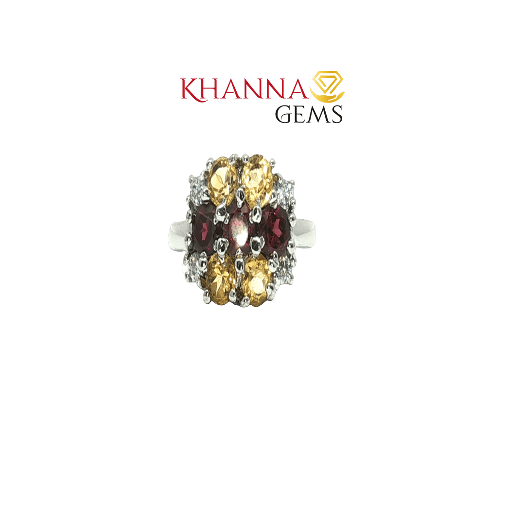 5.13/GM  CITRINE ZIRCON RING Earrings - GARG0548