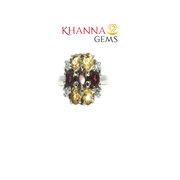 5.13/GM  CITRINE ZIRCON RING Earrings - GARG0548