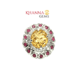 Load image into Gallery viewer, 5.64/GM  CITRINE RUBYZIRCON RING Earrings - G0536