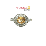 Load image into Gallery viewer, 4.78/GM  CITRINE ZIRCON RING Earrings - G0534