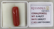 8.46/CT Natural Red Coral With Govt. Lab Certificate-10877D43883