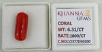 Load image into Gallery viewer, 6.31/CT Natural Red Coral With Govt. Lab Certificate-12377D50200