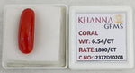 Load image into Gallery viewer, 6.54/CT Natural Red Coral With Govt. Lab Certificate-12377D50204