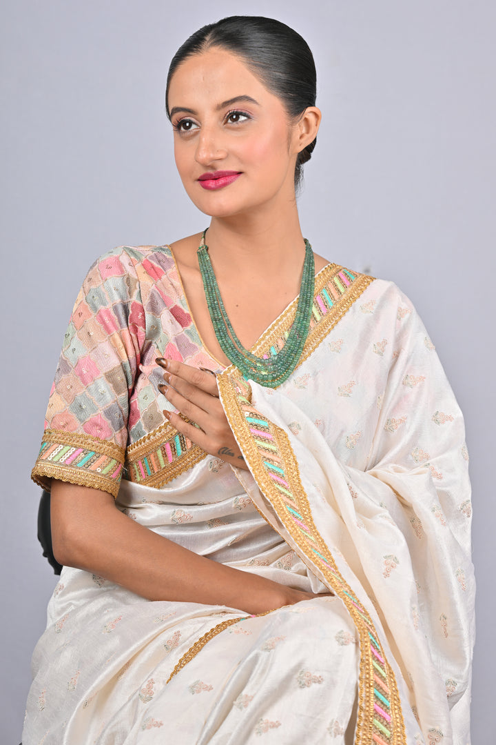 52.82/GM FOUR LAYER EMERALD BEADS MALA  (1750.05)