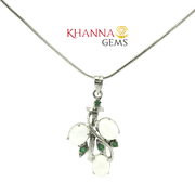 4.80/GM Emerald Moonstone Pendent - N0006