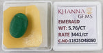 Load image into Gallery viewer, 5.76/CT Natural Panna Stone with Govt. Lab Certificate-11925D48080