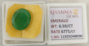 6.59/CT Natural Panna Stone with Govt. Lab Certificate-11925D48090