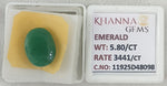 Load image into Gallery viewer, 5.8/CT Natural Panna Stone with Govt. Lab Certificate-11925D48098