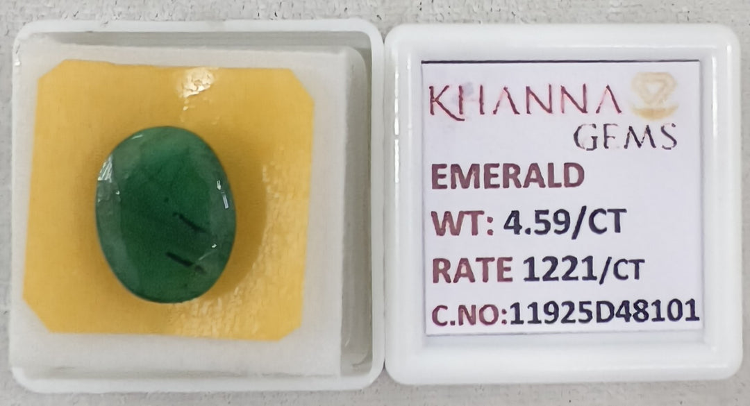 4.59/CT Natural Panna Stone with Govt. Lab Certificate-11925D48101