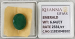 Load image into Gallery viewer, 6.64/CT Natural Panna Stone with Govt. Lab Certificate-11925D48102