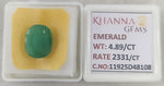 Load image into Gallery viewer, 4.89/CT Natural Panna Stone with Govt. Lab Certificate-11925D48108