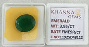3.95/CT Natural Panna Stone with Govt. Lab Certificate-11925D48112