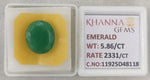 Load image into Gallery viewer, 5.86/CT Natural Panna Stone with Govt. Lab Certificate-11925D48118