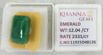 Load image into Gallery viewer, 12.04/CT Natural Panna Stone with Govt. Lab Certificate-11925D48126