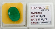 8.11/CT Natural Panna Stone with Govt. Lab Certificate-12313D49927